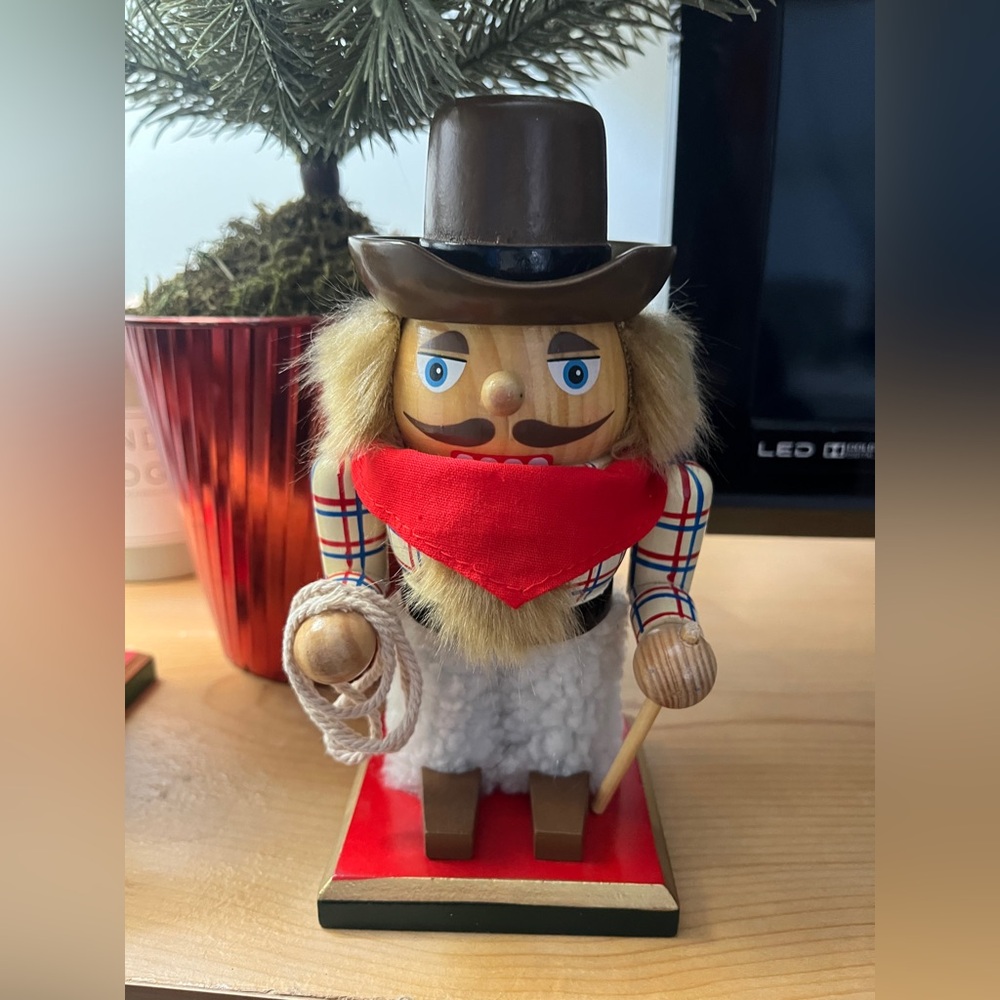 Vintage world market 2012 cowboy nutcracker